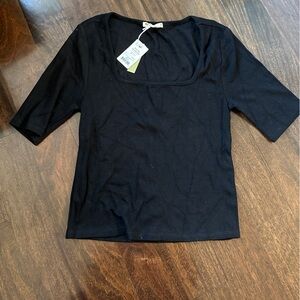 NWT Marine Layer Black Tee